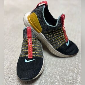 Nike Phantom Black and Yellow Sneakers Womens